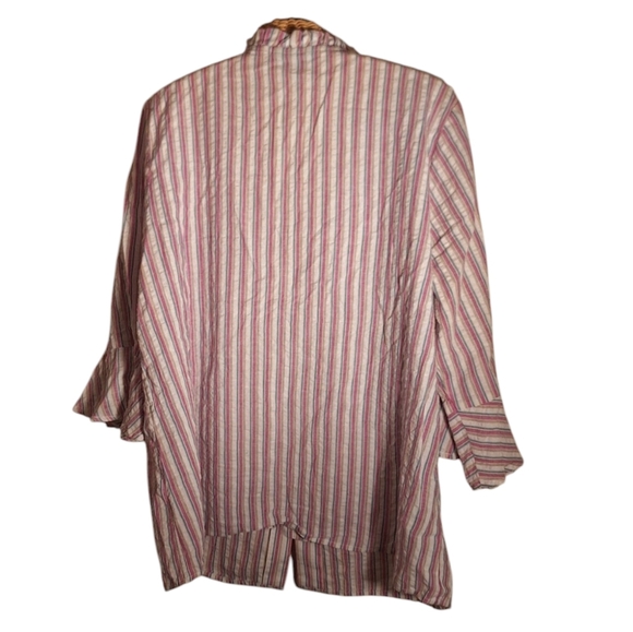 Modcloth Ladies Ruffle Southwest Style Cotton Blouse  XL Peasant Boho Retro - Picture 2 of 5